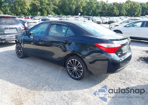 2015 Toyota Corolla S Premium z USA, uszkodzony, nr VIN 2T1BURHE6FC381868